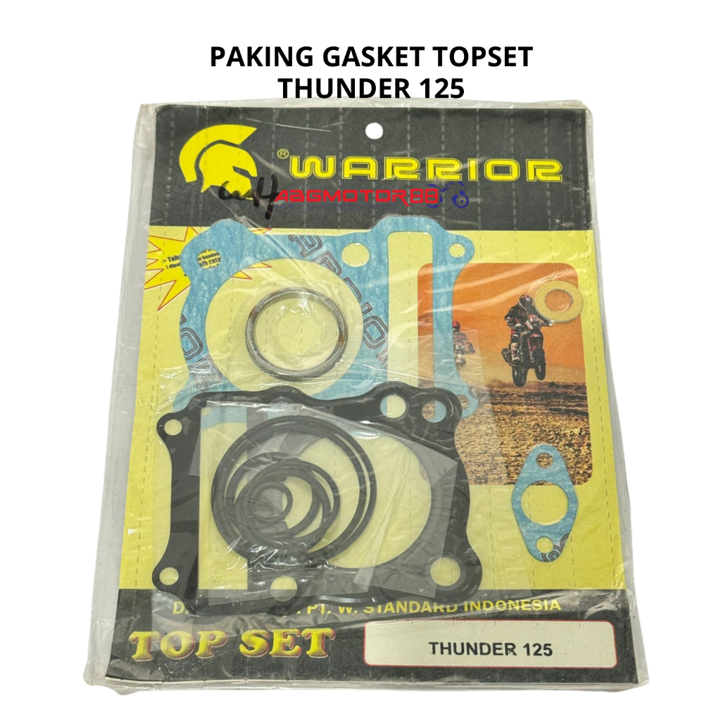 PAKING GASKET TOPSET TOP SET THUNDER 125 MERK WARRIOR