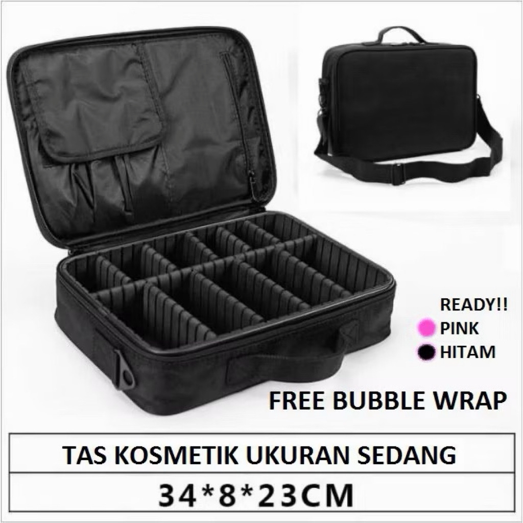 Preloved Tas Kosmetik Size M Tas Make up Tas Kosmetik Ukuran Sedang Beauty Case Make up box Tas MUA 