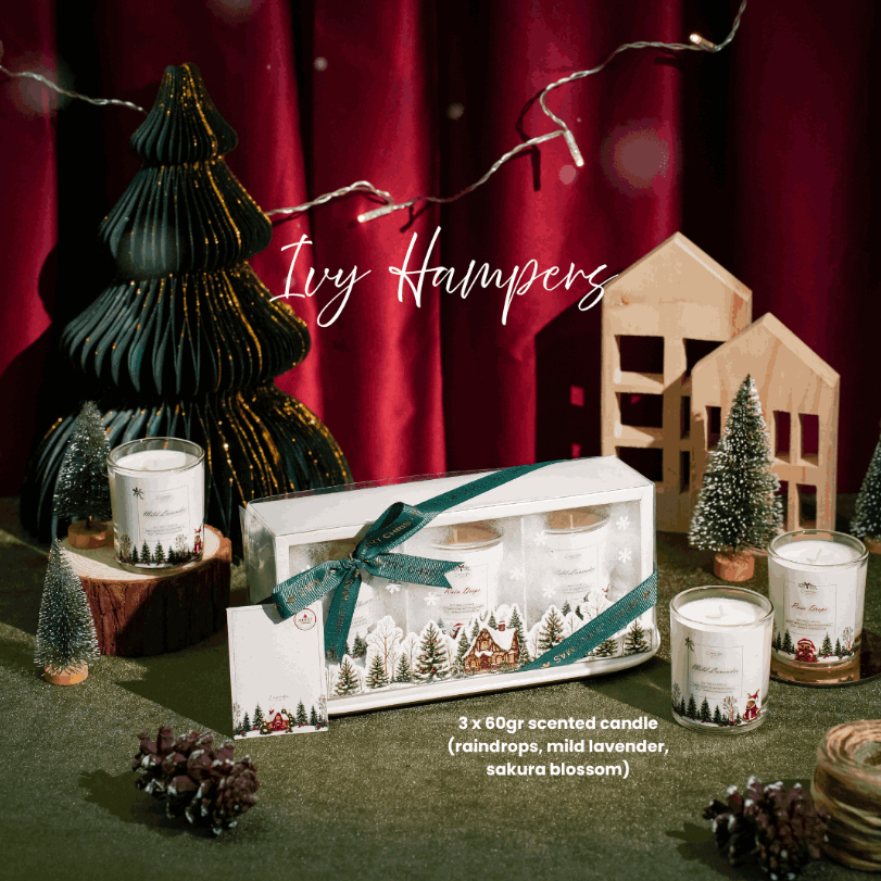 IVY Hampers Natal Reed Diffuser Scented Candle Set by Euscentia.living