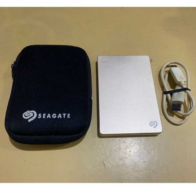 SECOND ORIGINAL 100% HARDDISK SEAGATE 1 TB LENGKAP POUCH + KABEL SIAP PAKAI TANPA KENDALA UNIT MASIH