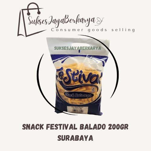 FESTIVAL STIK RASA BALADO 200GR/ Camilan stik Festival 200gram murah Surabaya