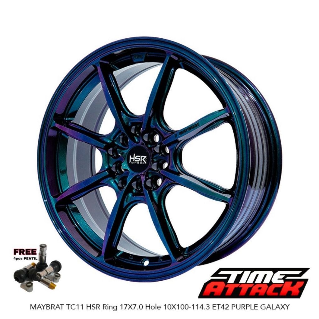 Velg Mobil New Velloz Ring 17 HSR WHEEL Tipe Maybrat Velg Hsr R17