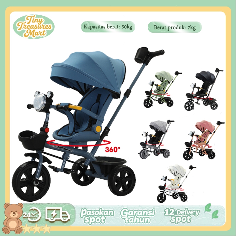 Tiny Treasures Mart Sepeda Roda Tiga Tricycl Sepeda Anak Roda 3 Exotic Sepeda Anak Laki Laki Sepeda 