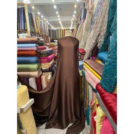 Bahan Kain Satin Original | Kain Satin Maaxmaaara Bridesmaid | Kain Satin Meteran