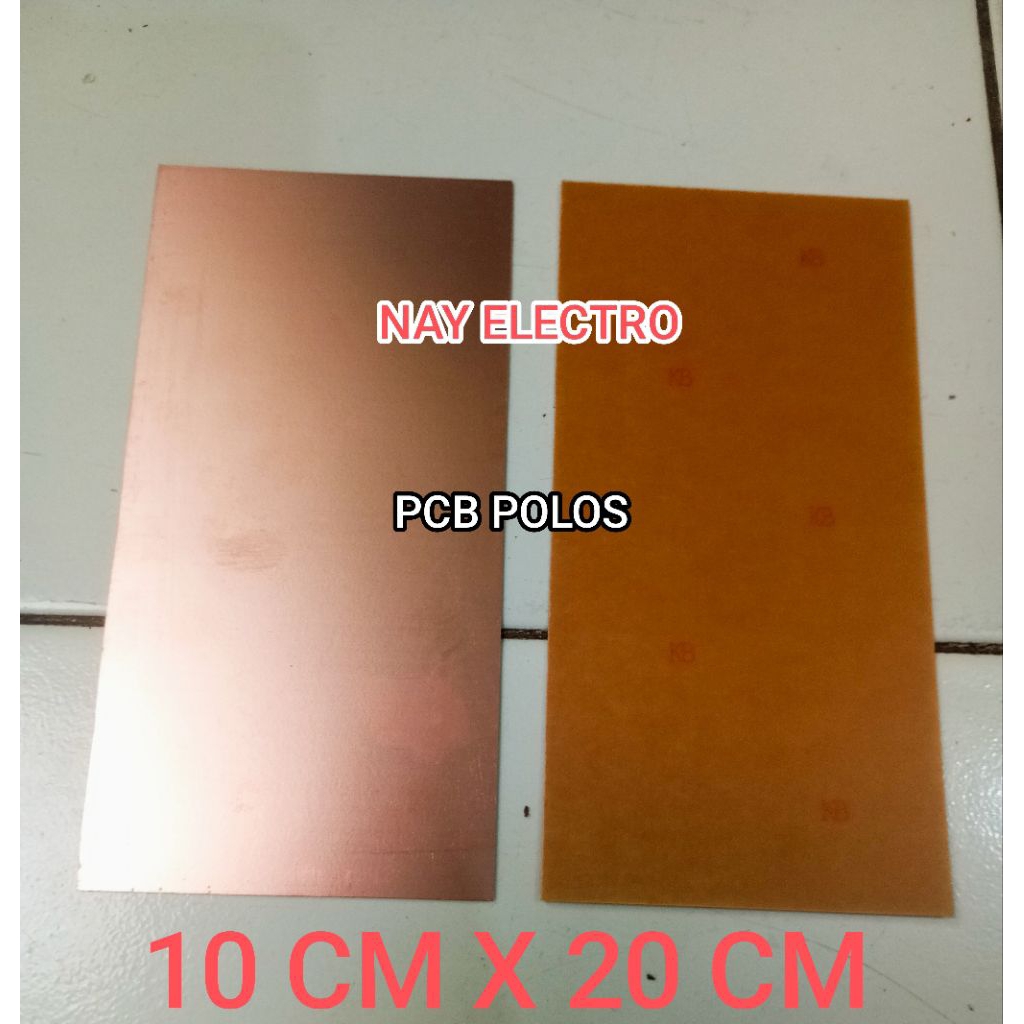 PCB BOARD POLOS 10 CM X 20 CM / PAPAN PCB POLOS