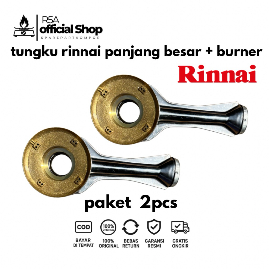 [ COD ] TUNGKU / CEROBONG + BURNER KOMPOR RINAI TUNGKU RINNAI PANJANG BESAR