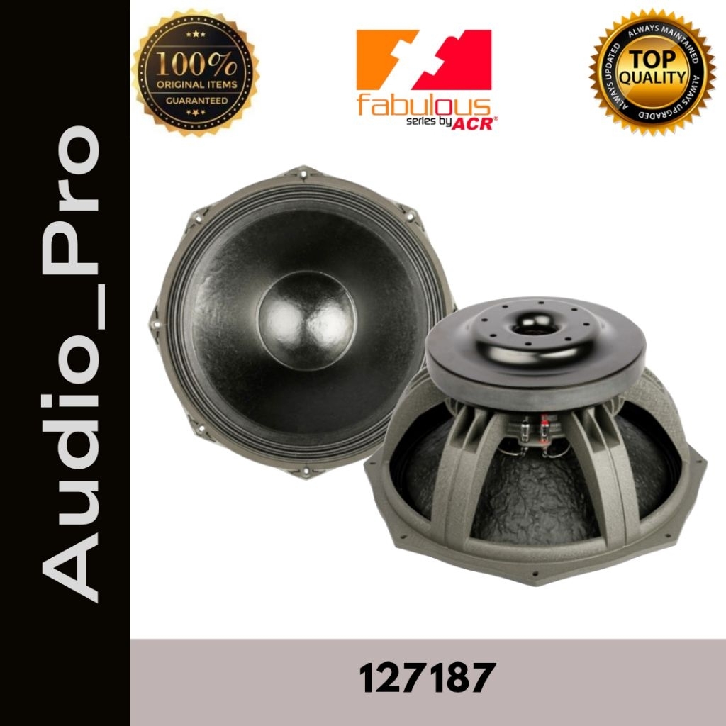 SPEAKER FABULOUS 18 inch PA 127187 SW 2200 WATT ORIGINAL