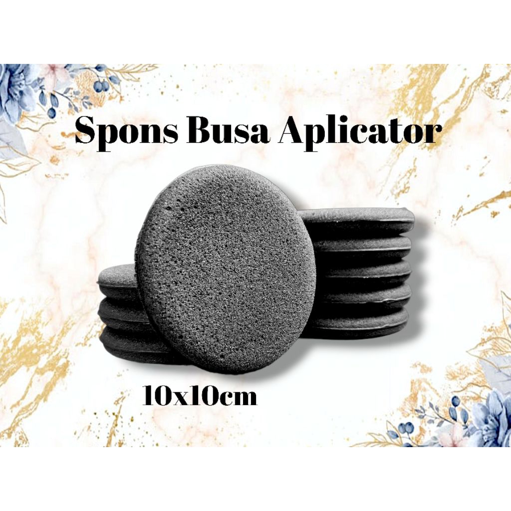 Spon bulat applicator_ Spons bulat wax polish