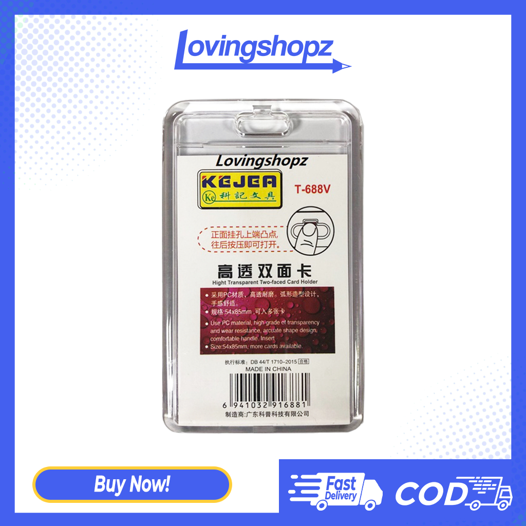 Id Card Akrilik Bening Kejea T-688V