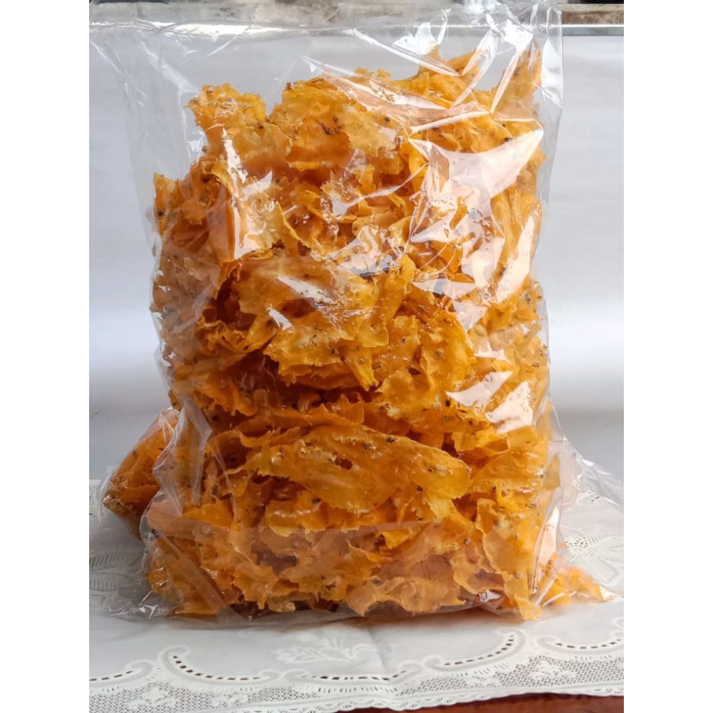 Emping jagung mentah geprek 500gram