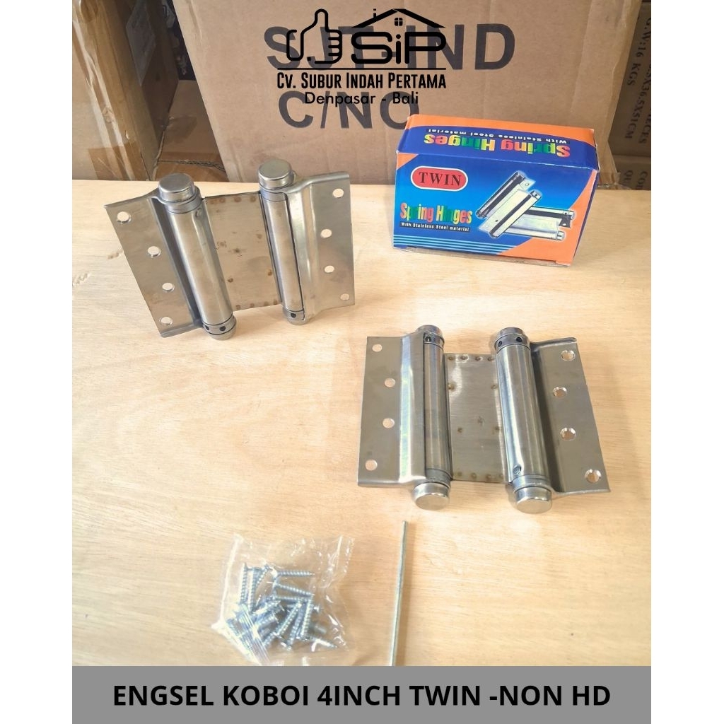 ENGSEL KOBOI 4INCH TWIN-NONHD/Engsel Pintu/