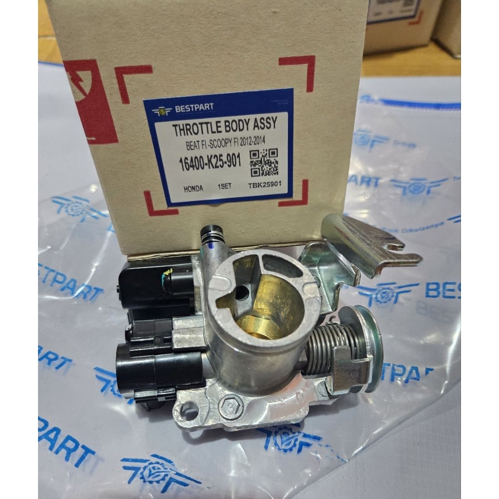 THROTTLE BODY SET TB SET BEAT FI SCOOPY FI 2012-2104 STATER BERISIK 16400-K25-901 BESTPART
