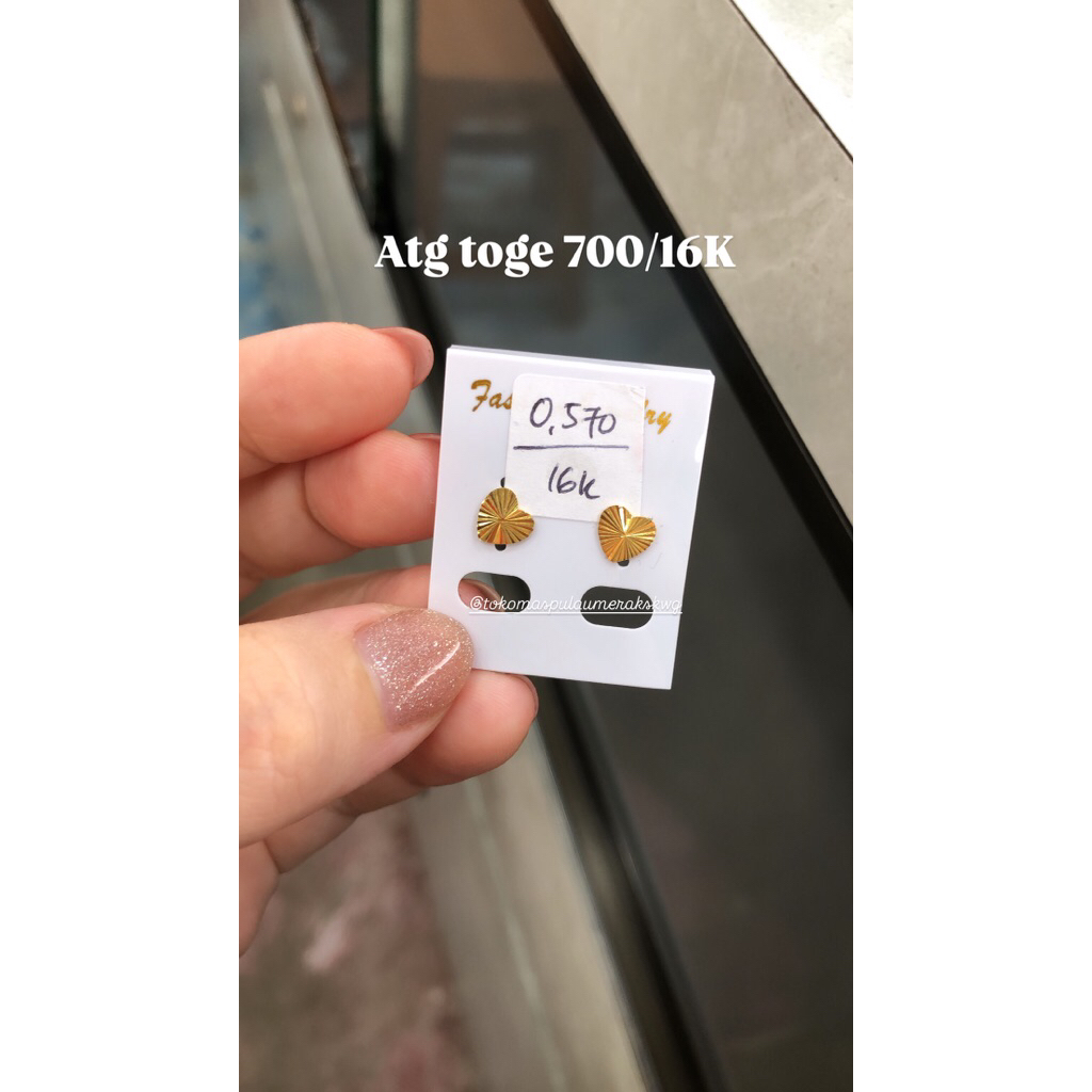 Anting toge love ukir 700