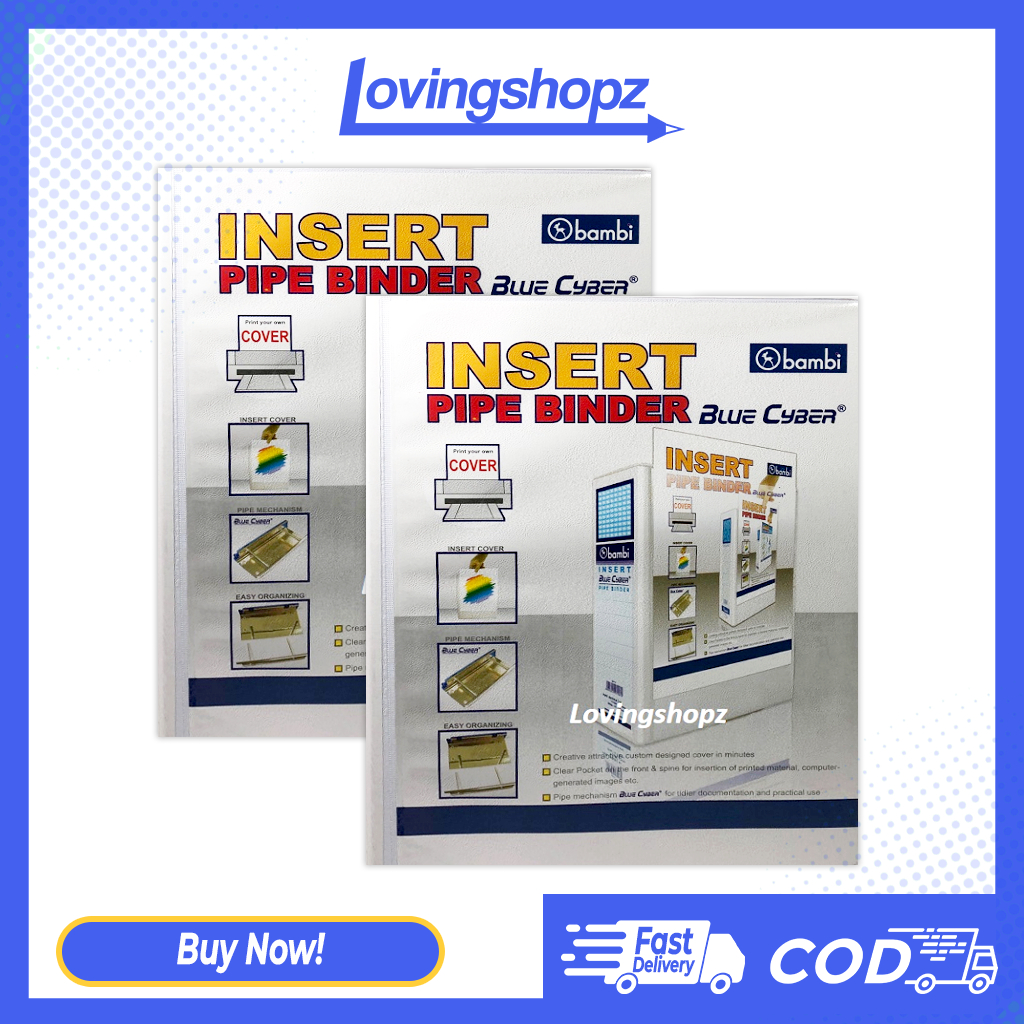 Binder Bambi Pipe Binder A4 80 mm, Binder Bambi 1178 M 07