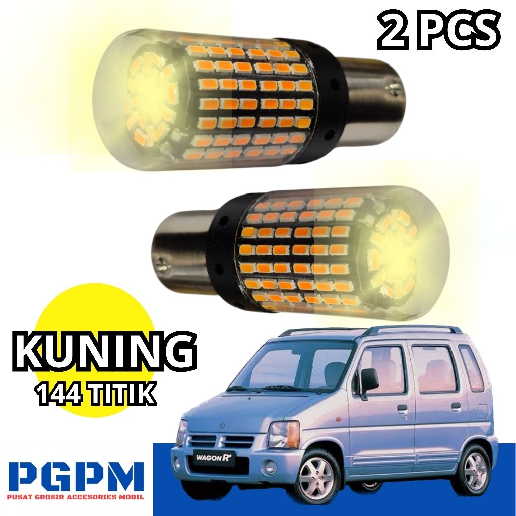 Lampu Sein Dajjal Karimun Kotak LED Kuning Super Terang Garansi 1 Tahun