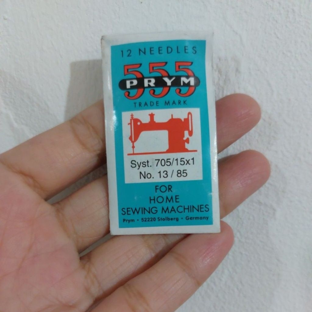 Jarum Jahit Mesin Kecil/ Jarum PRYM 555 perbungkus