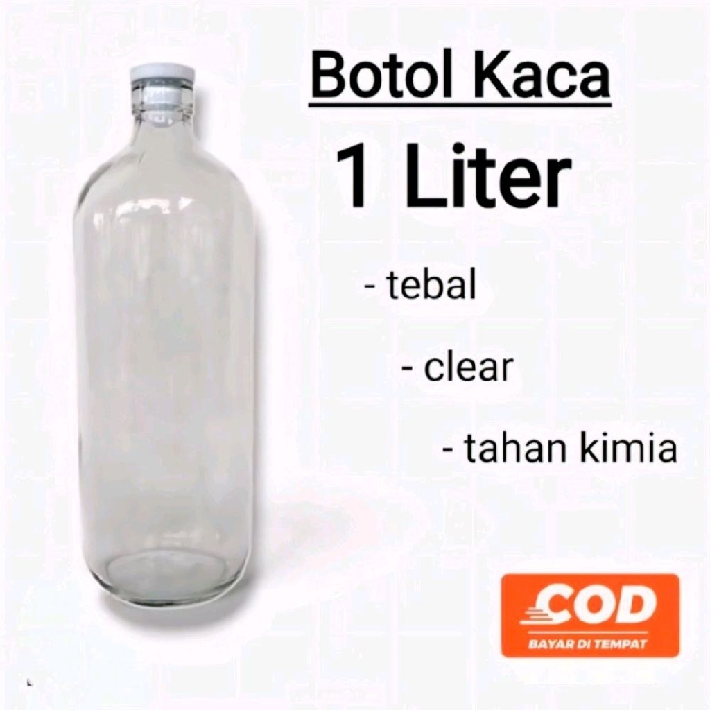 botol kaca 1 liter beling botol bensin