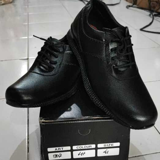 BALLY ART 907 Sepatu Kantor Formal Pantofel Model Tali Bahan Kulit Asli Dijamin Original Kuat Nyaman