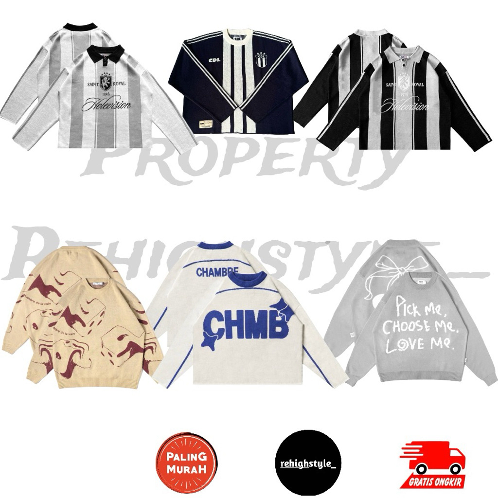 KNITWEAR CLUTHVISION / CALLE / CHAMBREDELAVAIN / TELEPATI UNISEX