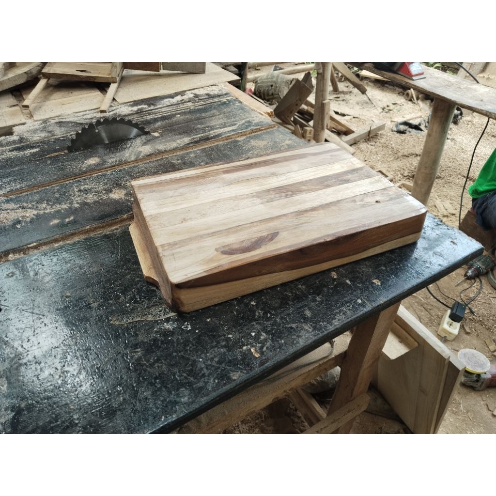 nampan minimalis nampan kayu jati asli