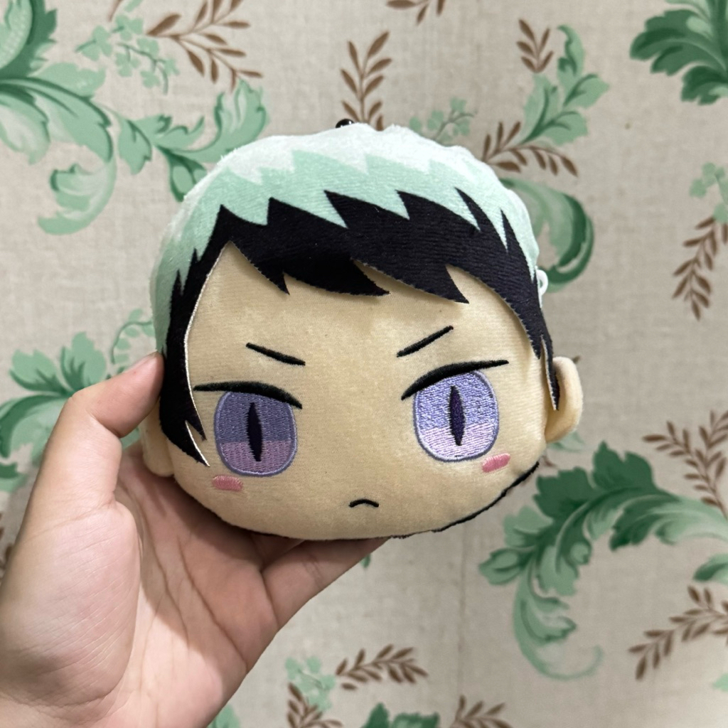 Dompet Demon Slayer Yushiro — Kimetsu no Yaiba FuRyu face plush wallet coin purse pouch anime