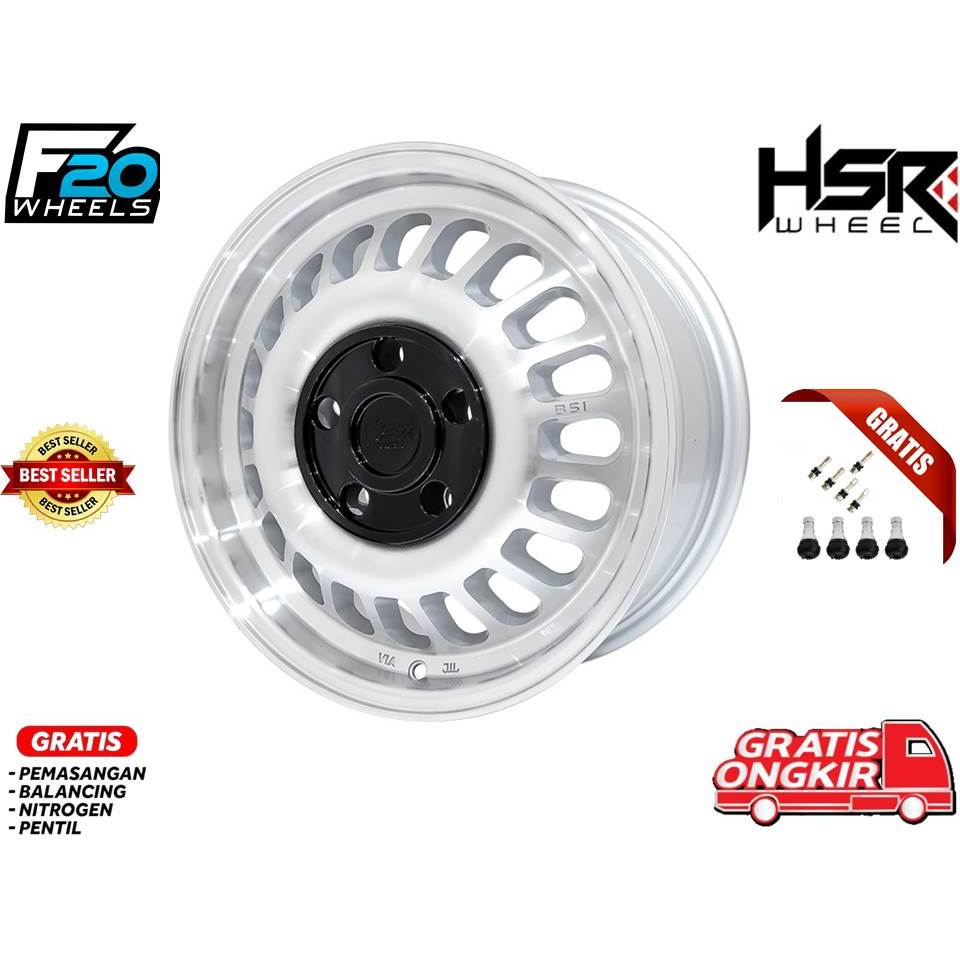VELG HSR MODEL CLASSIC RING 15 MODEL BSI COCOK UNTUK ERTIGA INNOVA APV DLL