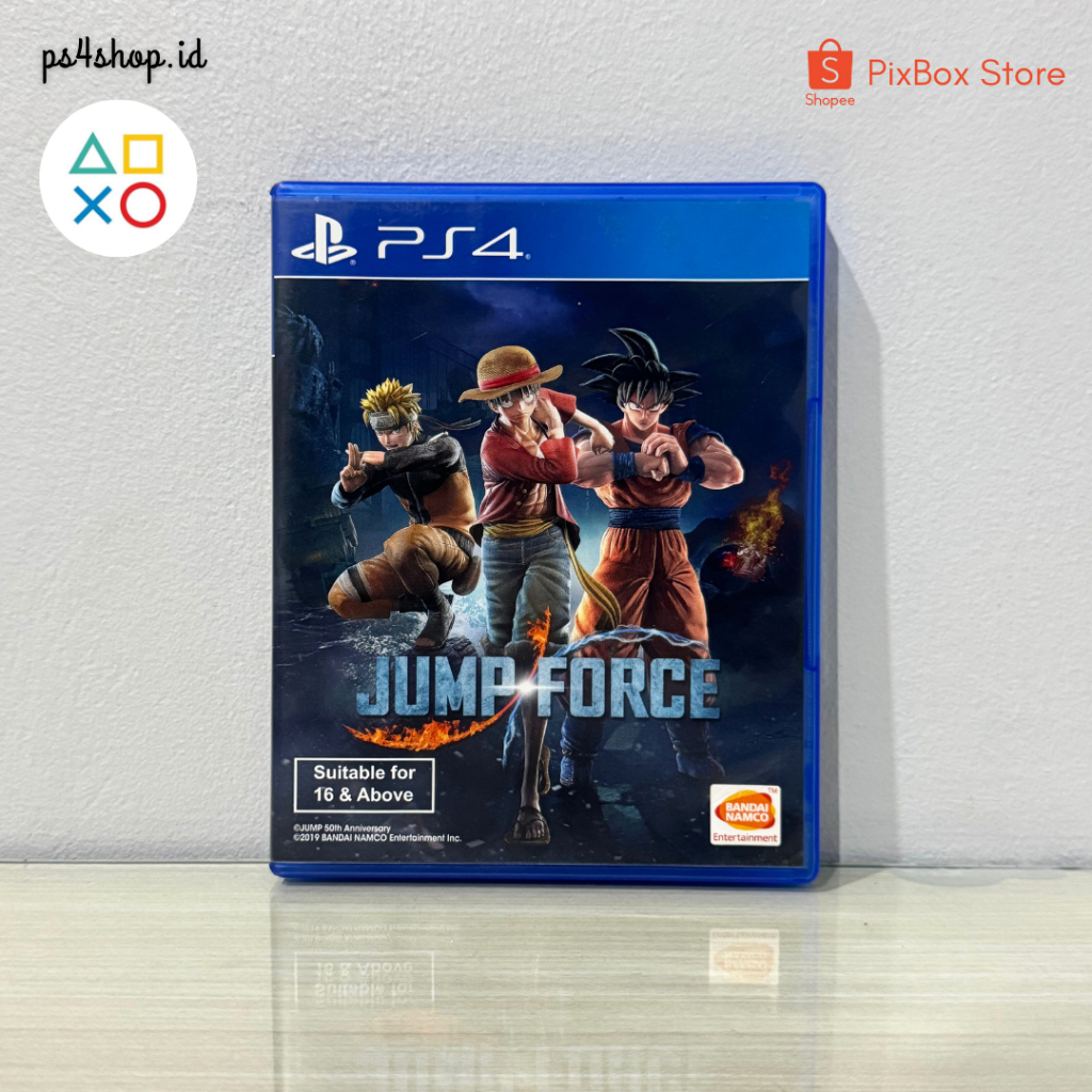 BD Kaset Jump Force PS4 Second Bekas Original | Game Anime One Piece Naruto Dragonball PlayStation