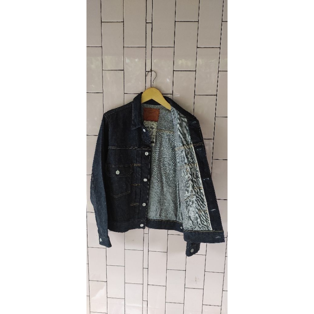 Burgus Plus  71949N14.5oz Natural indigo Selvedgetipe 2 made in Japansize Mpanjang 62lebar 52kondisi