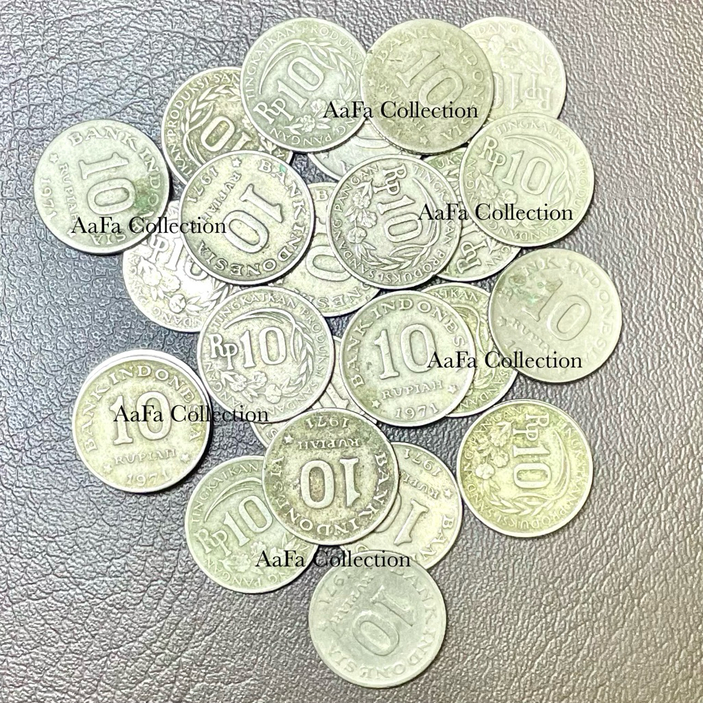 UANG KOIN KUNO 10 KANCING 1971