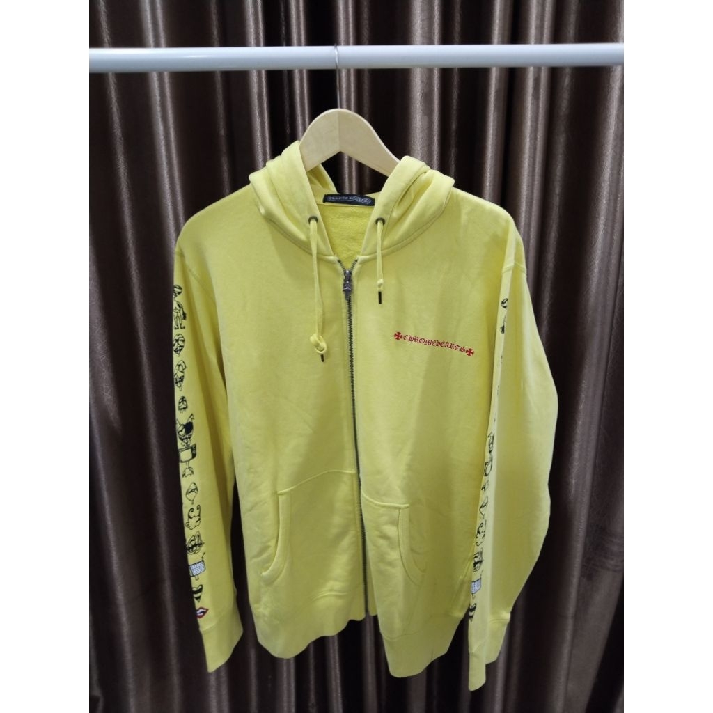 HOODIE ZIPPER CHROME HEARTS