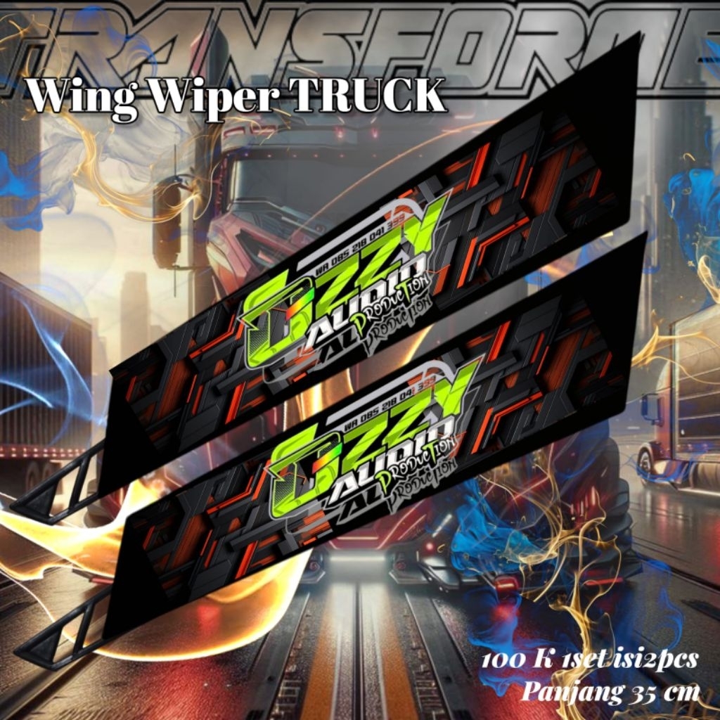 Wing Wiper Variasi Tiang Wiper Kaca Mobil Truck Pickup Wing wiper