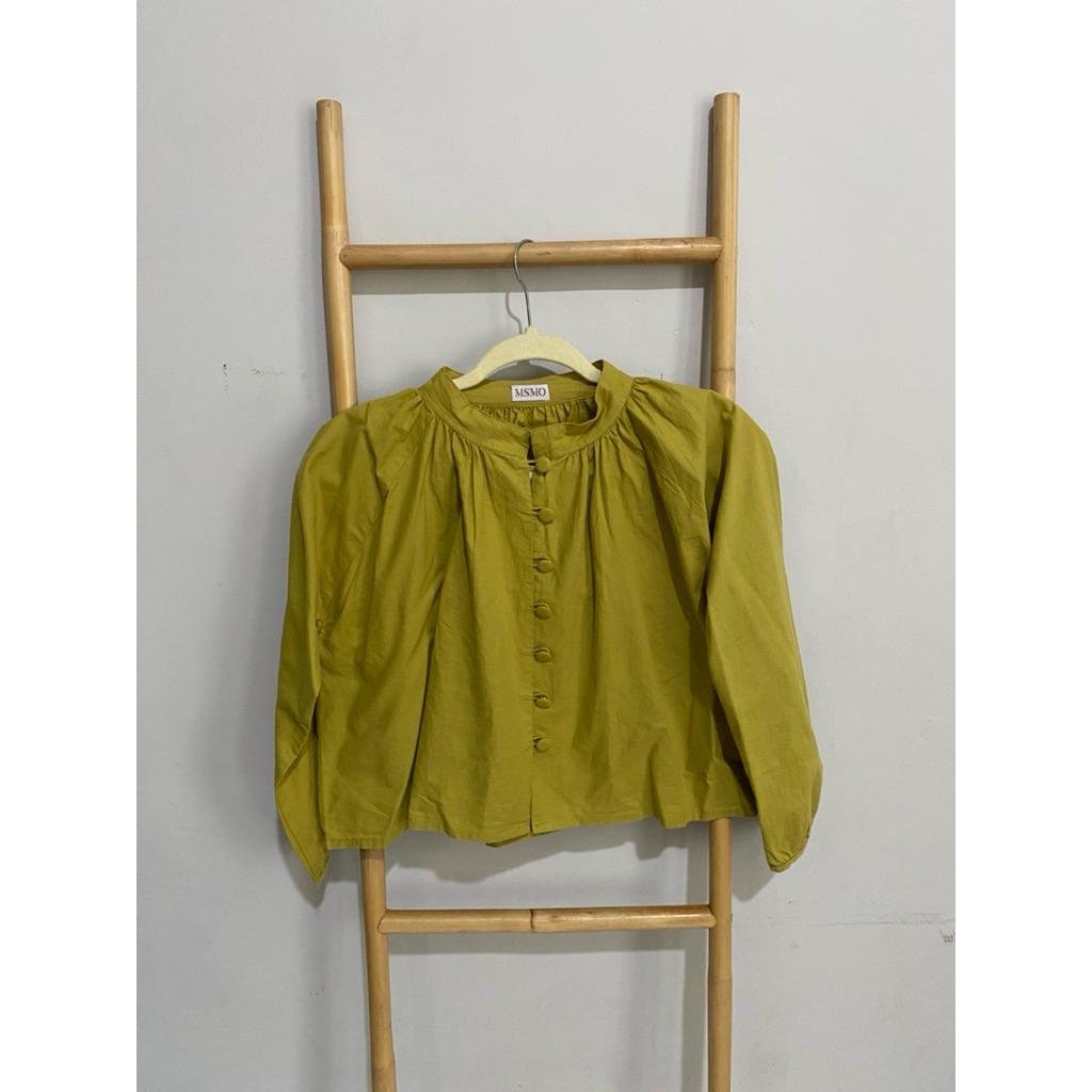 MSMO Blouse Olive Green size M