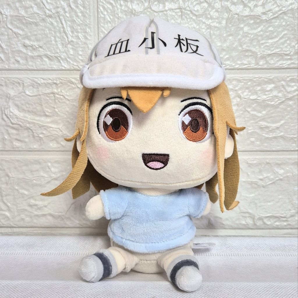 Hataraku Saibou Cells at Work Sel Darah Anime Plush Doll Keychain Gantungan kunci Ganci Boneka insta
