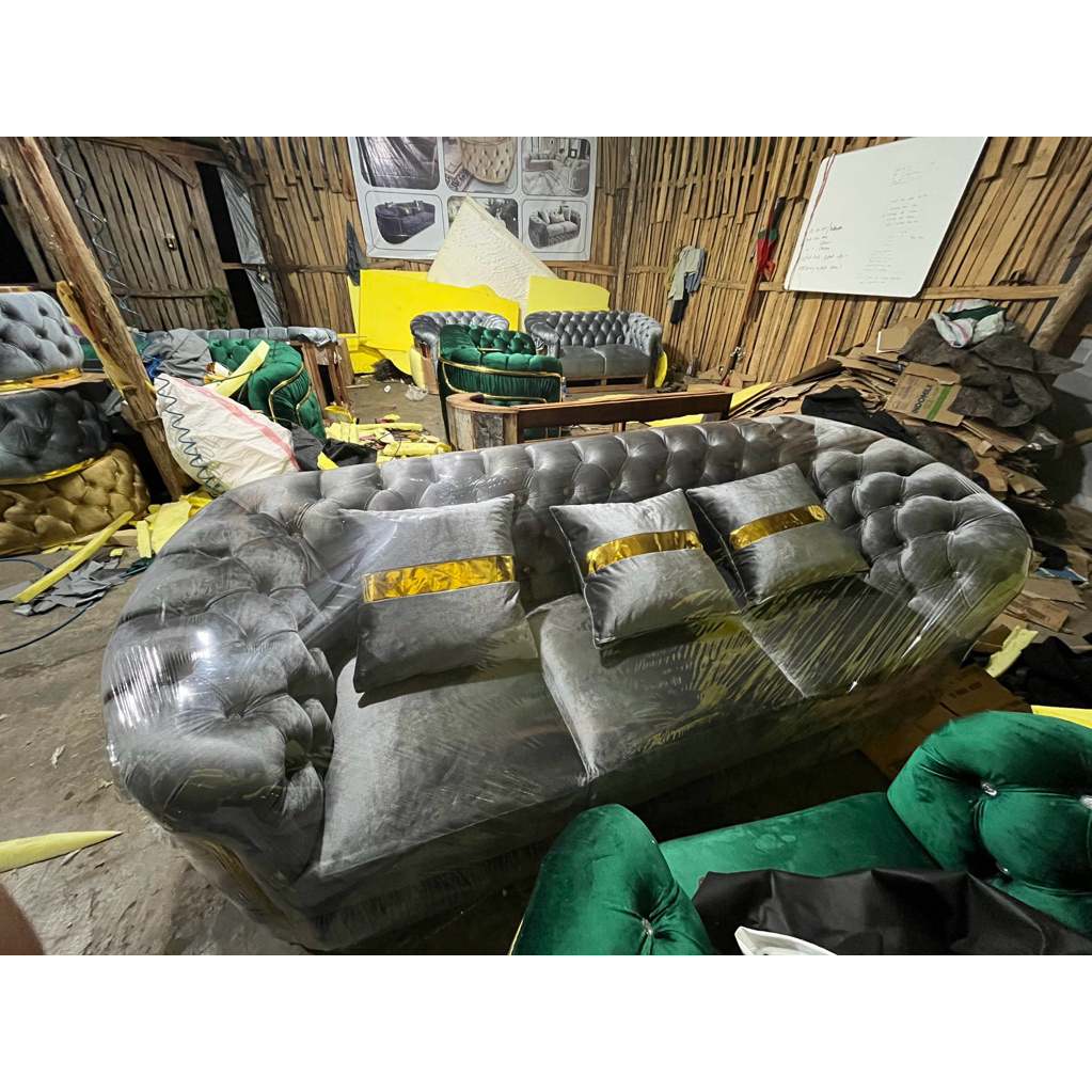 sofa seribu kancing sofa Turki sofa ruang tamu sofa minimalis