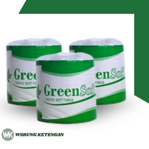 Tissue Gulung Green Soft (PAKET 10 Rol)