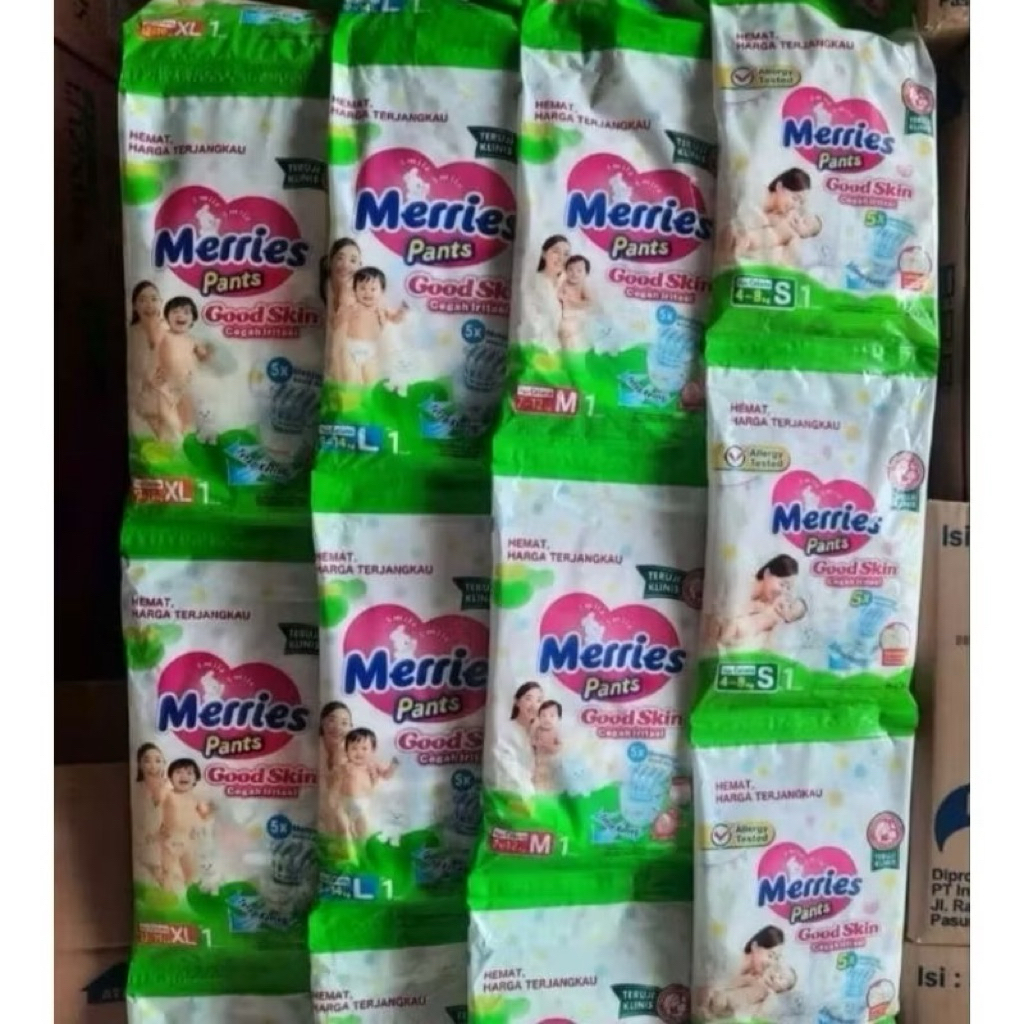 Merries S/M/L/XL kartonan