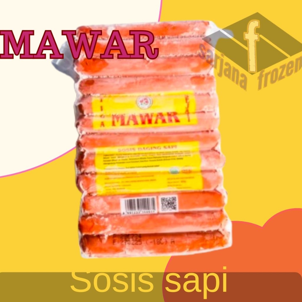 sosis sapi mawar isi 33