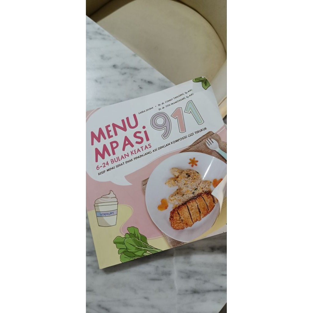 preloved buku menu mpasi 911