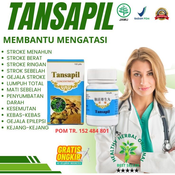 Tansapil Obat Stroke China Ampuh BPOM