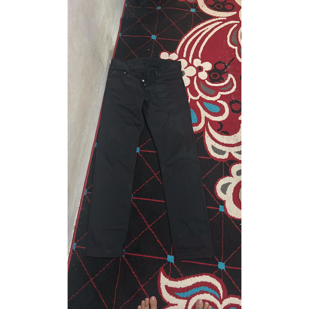 MISCHIEF DENIM SL BK SELVEDGE 15oz