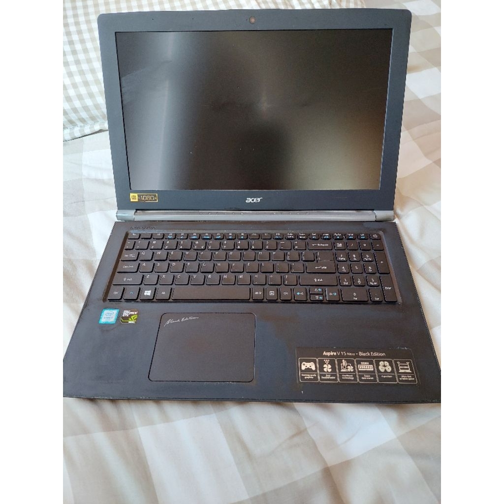 Laptop Acer Aspire Nitro Intel Core I7 Nvidia GTX 960 Ram 8 SSD 512G full box dan tas - seken