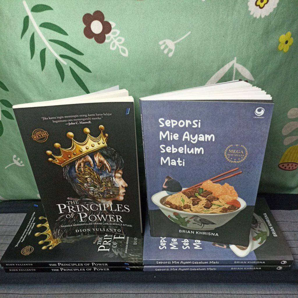 PAKET 2 BUKU THE PRINCIPLES OF POWER & SPORSI MIE AYAM - BESTSELLER