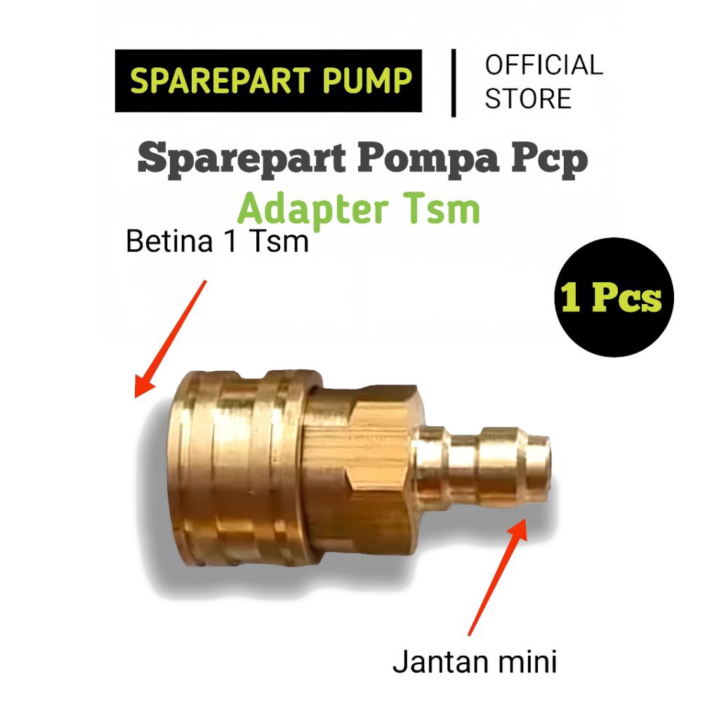 Adapter Tsm Kupler Jantan Pompa Pcp, Sparepart Pompa Pcp, Pompa Pcp 6000psi
