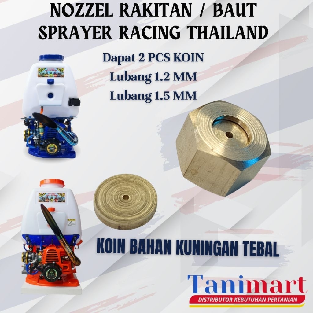 NOZZEL CUSTOM BAUT THAILAND / NOZZEL SPRAYER MESIN / SPUYER SPRAYER MESIN / NOZZEL BAUT
