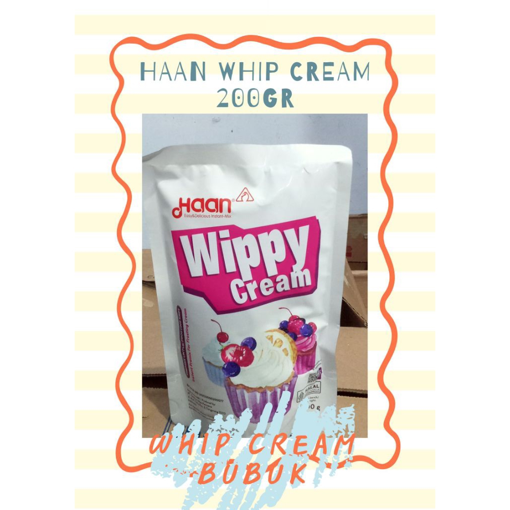 Haan whipping cream bubuk