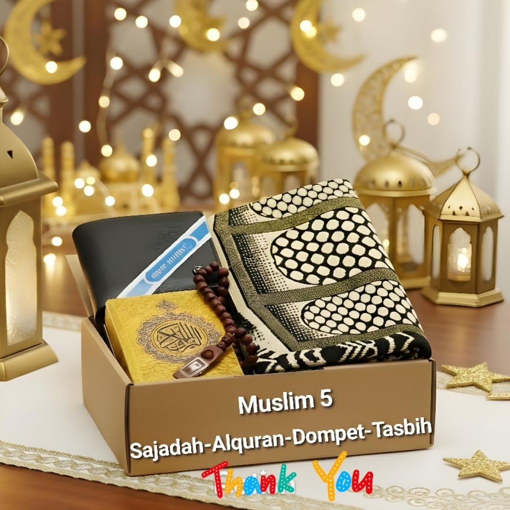 Hampers Sajadah Sarung Cowok Muslim Peralatan Sholat jumatan