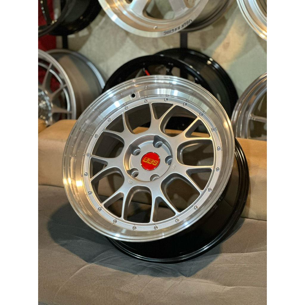 Velg Bbs Lmr Hyper Silver Lip Polis R18 Kondisi Baru