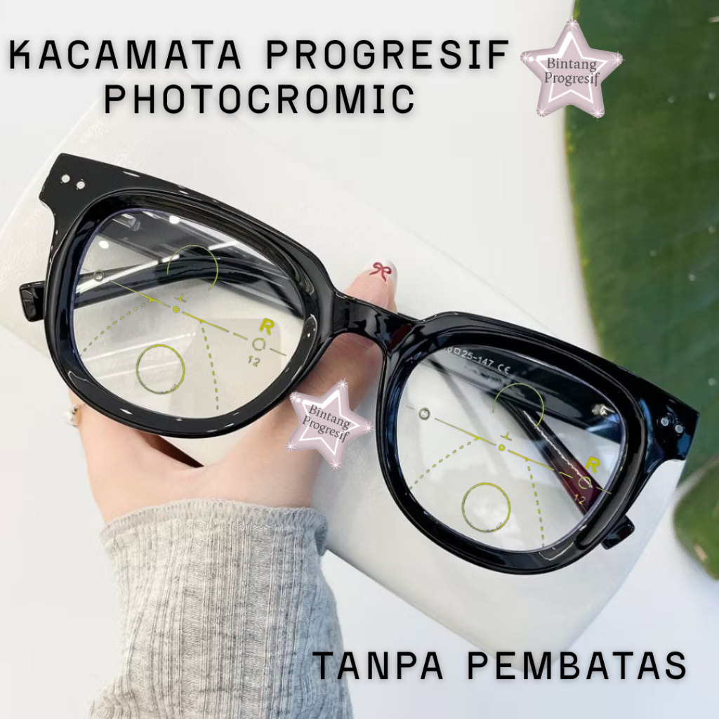 Kacamata Pria Wanita Progressive Photocromic 2120