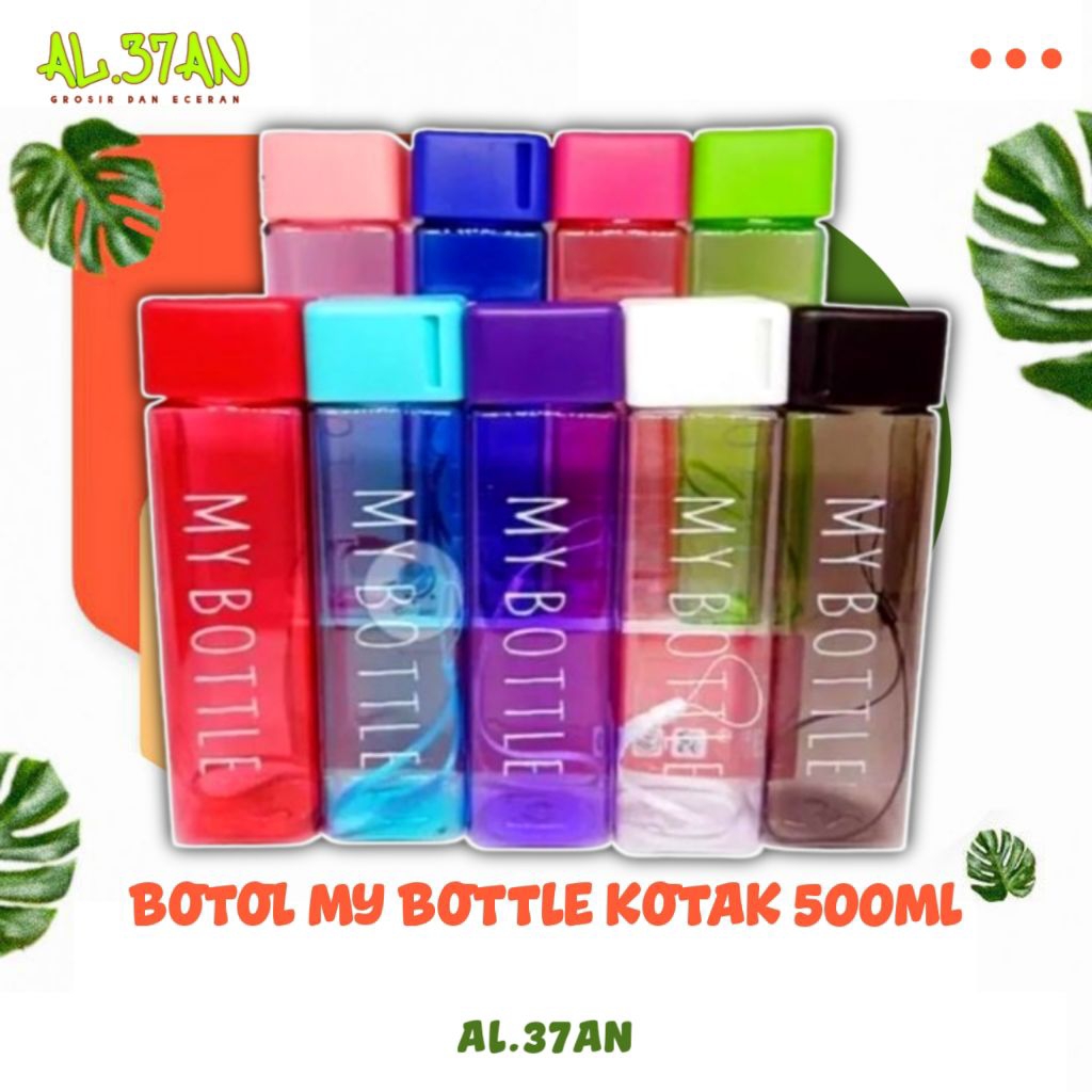 BOTOL MINUM MY BOTTLE KOTAK BOTOL MINUM MY BOTTLE TRANSPARAN INSFUSED