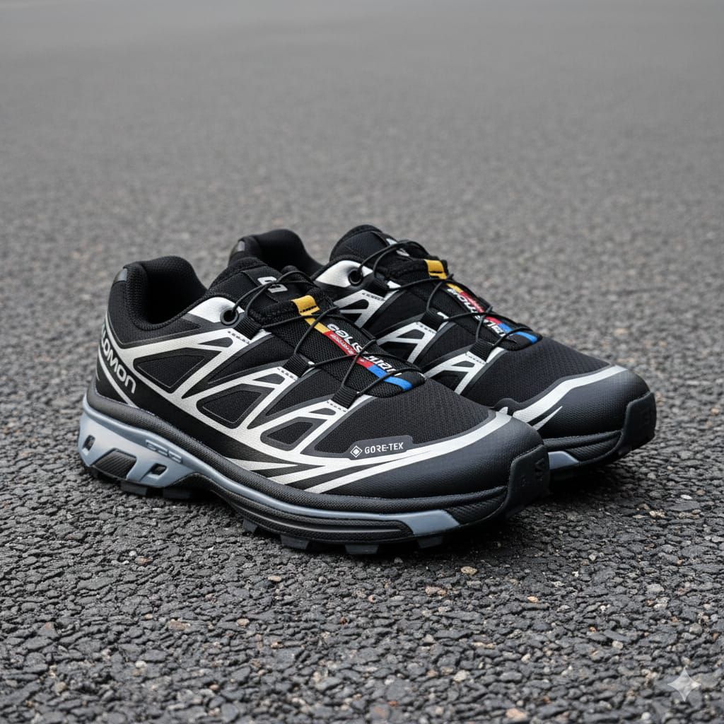 Sepatu Pria Salomon Goretex Xt 6 Original / Sepatu Salomon Gore-tex Trail Run Best Seller